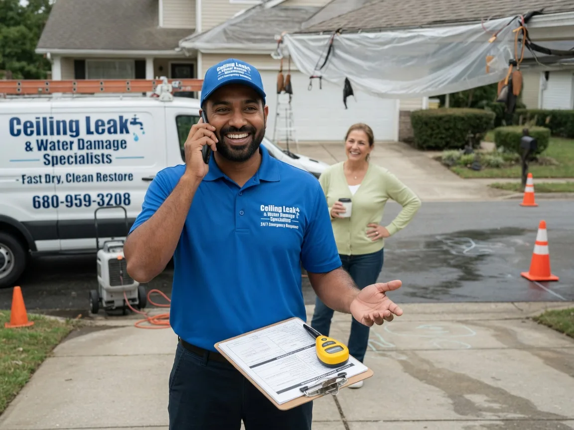 Ceiling Leak Cleanup Lee, FL FAQs